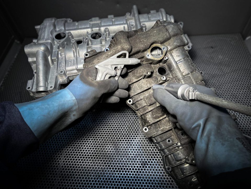 Matching Number Cleaning/Sandblasting cylinder heads Check Engine